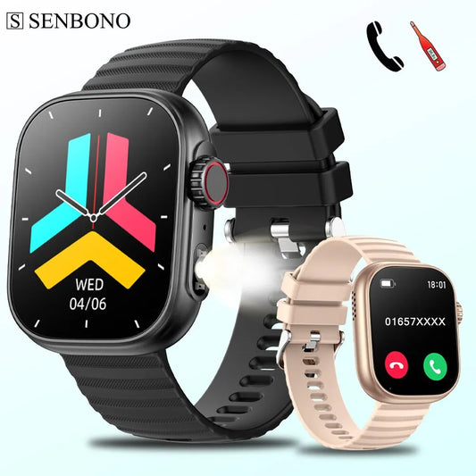 Smart Watch Senbono relógio inteligente masculino e feminino.